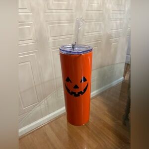 Halloween  Iceware Insulated Hot Or Cold Tumbler 20 oz Orange And Black  New